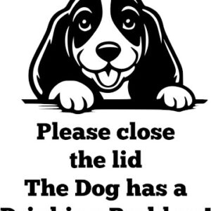 Breed Decal - The Dog Has A Drinking Problem - Basset