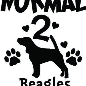 Breed Decal - I Was Normal 2 Beagles Ago