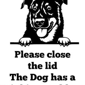 Breed Decal - The Dog Has A Drinking Problem - Beauceron