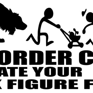 Breed Decal - My Border Collie Ate Your Stick Figure Family