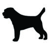 Breed Decal - Silhouette Border Terrier