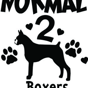 Breed Decal - I Was Normal 2 Boxers Ago