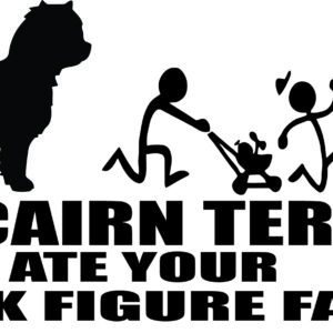 Breed Decal - My Cairn Terrier Ate Your Stick Figure Family