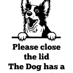 Breed Decal - The Dog Has A Drinking Problem - Carolina Dog