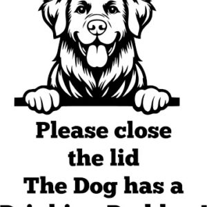 Breed Decal - The Dog Has A Drinking Problem - Chesapeake Bay Retriever