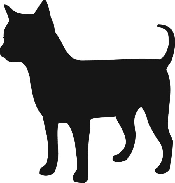 Breed Decal - Silhouette Chihuahua