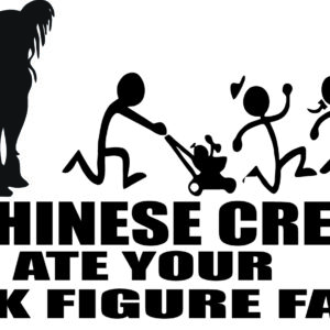 Breed Decal - My Chinese Crested Ate Your Stick Figure Family