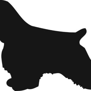 Breed Decal - Silhouette Cocker Spaniel