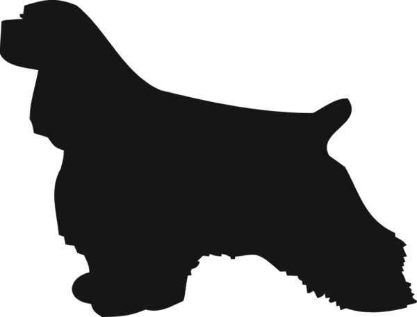 Breed Decal - Silhouette Cocker Spaniel