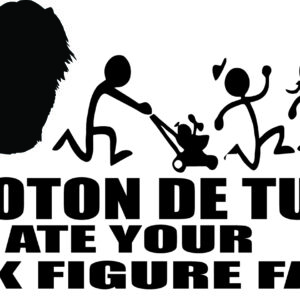 Breed Decal - My Coton de Tulear Ate Your Stick Figure Family