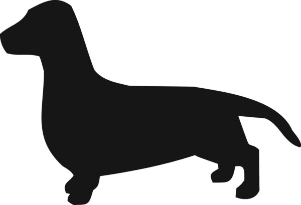 Breed Decal - Silhouette Dachshund