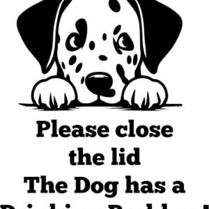 Breed Decal - The Dog Has A Drinking Problem - Dalamation