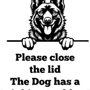 Breed Decal - The Dog Has A Drinking Problem - Dutch Shepherd