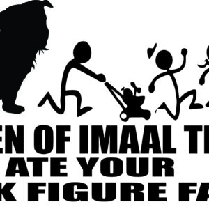 Breed Decal - My Glen of Imaal Terrier Ate Your Stick Figure Family
