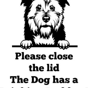 Breed Decal - The Dog Has A Drinking Problem - Glen of Imaal Terrier