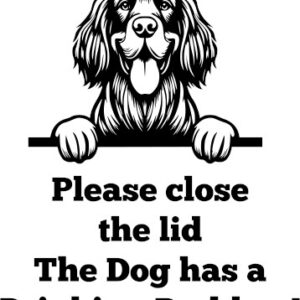 Breed Decal - The Dog Has A Drinking Problem - Gordon Setter