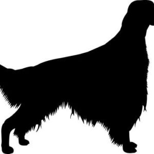 Breed Decal - Silhouette Gordon Setter
