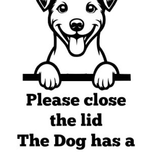 Breed Decal - The Dog Has A Drinking Problem - Jack Russell Terrier