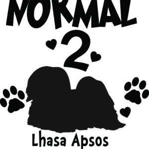 Breed Decal - I Was Normal 2 Lhasa Apsos Ago