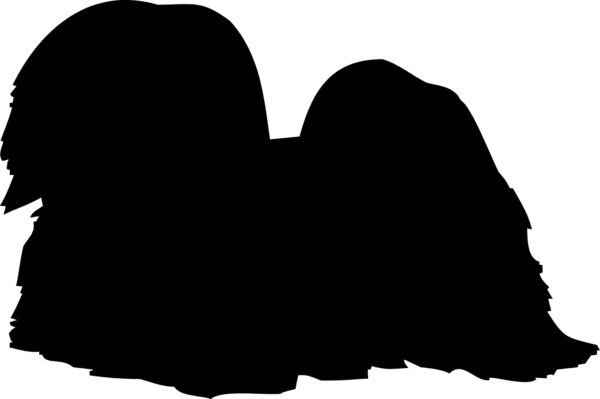 Breed Decal - Silhouette Lhasa Apso