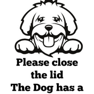 Breed Decal - The Dog Has A Drinking Problem - Maltese