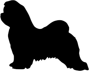 Breed Decal - Silhouette Maltese