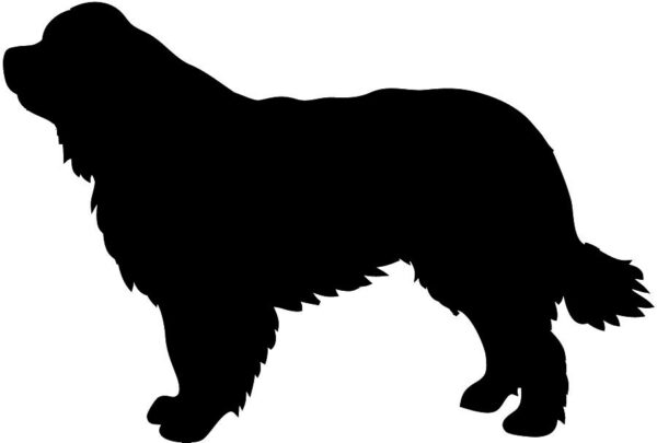 Breed Decal - Silhouette New Foundland