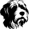 Breed Decal - Peeking Polish Low Sheepdog