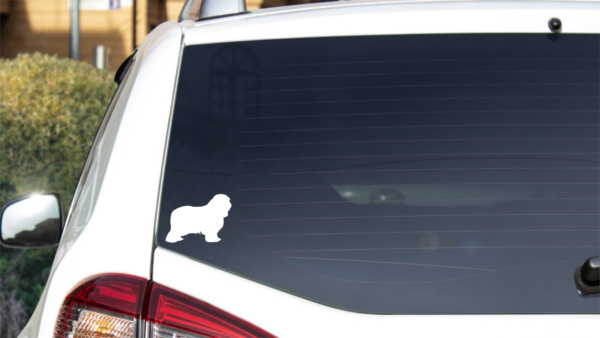 Breed Decal - Silhouette Polish Low Sheepdog