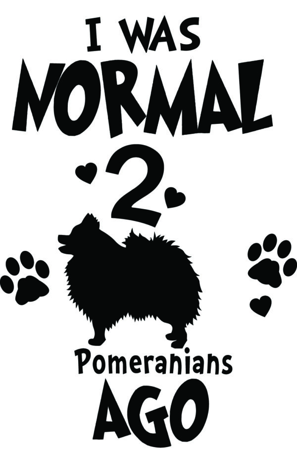 Breed Decal - I Was Normal 2 Pomeranians Ago