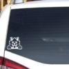 Breed Decal - Peeking Pomeranian
