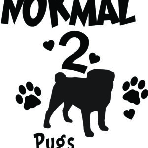 Breed Decal - I Was Normal 2 Pugs Ago