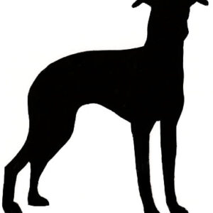 Breed Decal - Silhouette Rez Dog