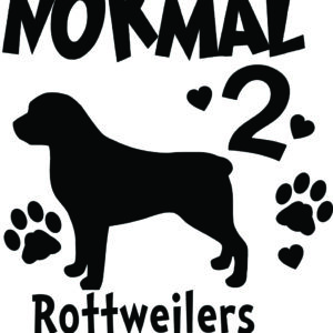 Breed Decal - I Was Normal 2 Rottweilers Ago