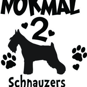 Breed Decal - I Was Normal 2 Schnauzers Ago