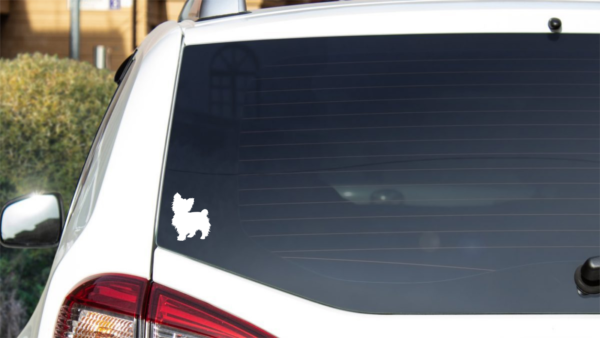 Breed Decal - Silhouette Yorkshire Terrier