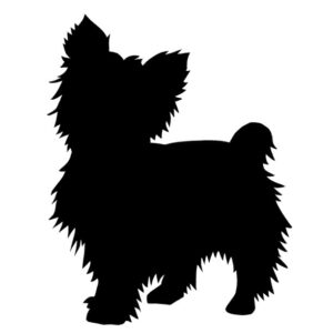 Breed Decal - Silhouette Yorkshire Terrier