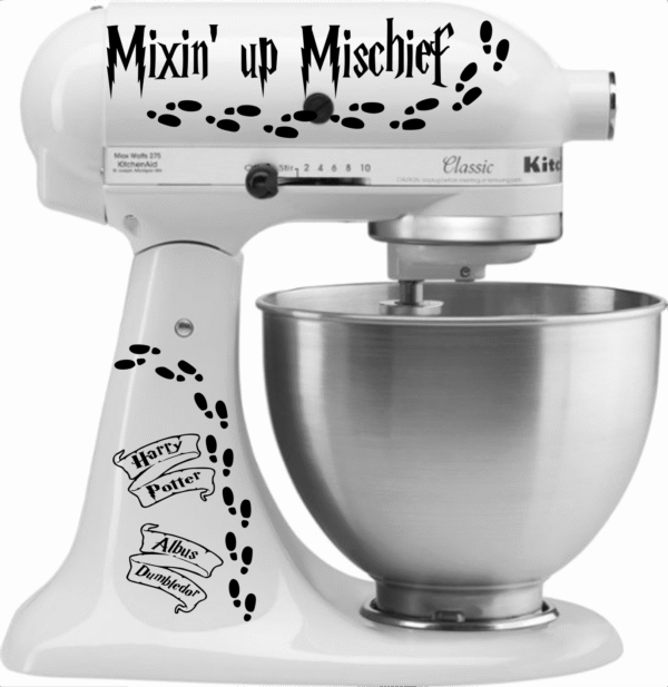 Sally Nightmare Before Christmas Kitchen Aid Decal Sticker - Perfect for Halloween Decor (Copy)