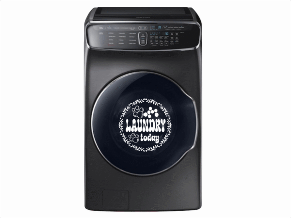 "Naked Laundry Washing Machine Decal Sticker - Fun Home Decor for Laundry Room"