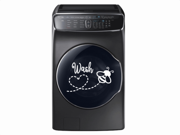 Honey Bee Laundry Washing Machine Decal Sticker - Cute & Stylish Home Decor