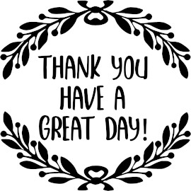 MailBox Thank You Decal Sticker - Durable Vinyl Design for Home & Business - Perfect for Expressing Gratitude