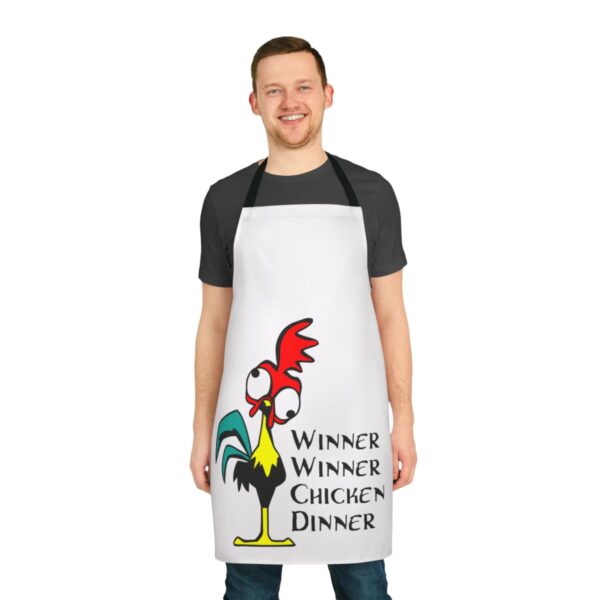 Winner Winner Chicken Dinner Fun Apron - Quirky Cooking Apron for Chicken Lovers