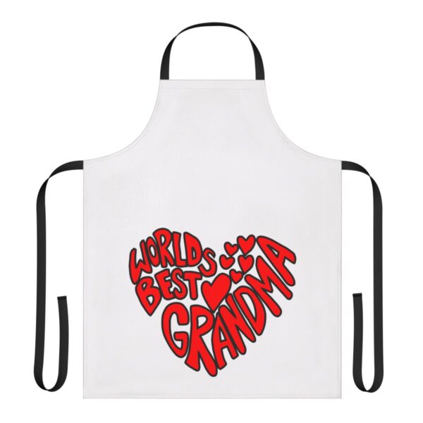 Fun Grandma Apron - World's Best Grandma Gift for Cooking & Baking