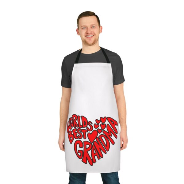 Fun Grandma Apron - World's Best Grandma Gift for Cooking & Baking