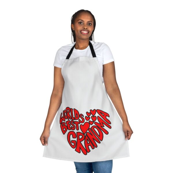 Fun Grandma Apron - World's Best Grandma Gift for Cooking & Baking