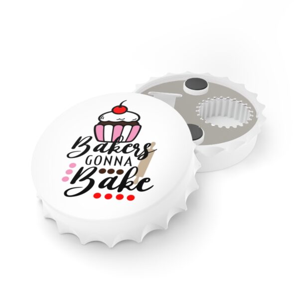 "Bakers Gonna Bake Bottle Opener - Ideal Gift for Culinary Enthusiasts and Baking Lovers"
