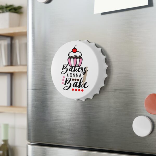 "Bakers Gonna Bake Bottle Opener - Ideal Gift for Culinary Enthusiasts and Baking Lovers"