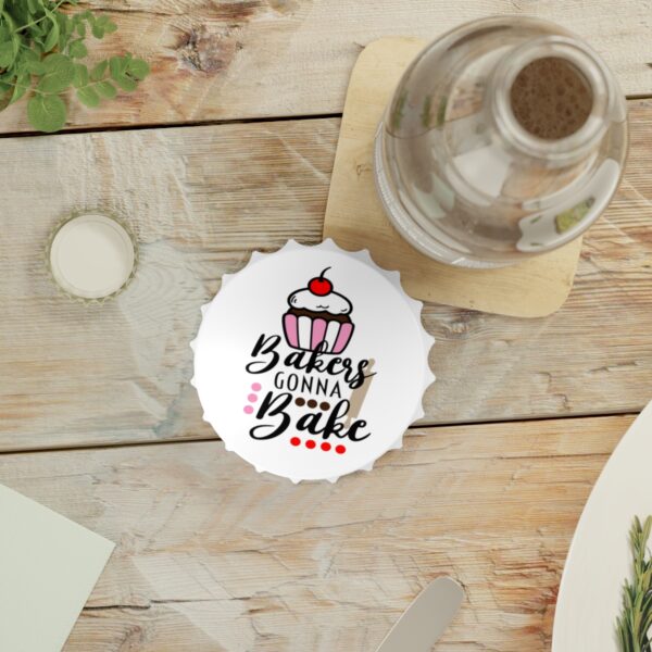 "Bakers Gonna Bake Bottle Opener - Ideal Gift for Culinary Enthusiasts and Baking Lovers"
