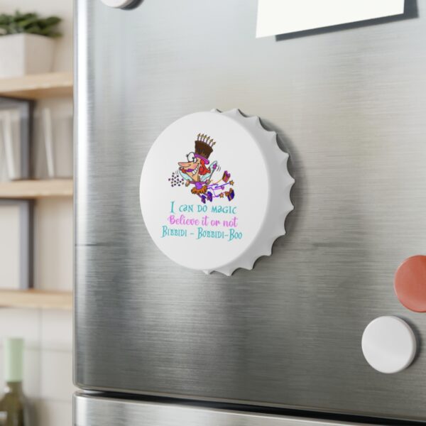 Enchanting Magic-Themed Bottle Opener - 'I Can Do Magic, Believe it or Not' - Perfect Gift for Magic Lovers!