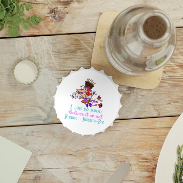 Enchanting Magic-Themed Bottle Opener - 'I Can Do Magic, Believe it or Not' - Perfect Gift for Magic Lovers!